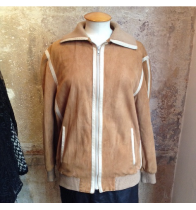 Blouson Celine en daim vintage
