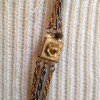 Collier vintage chaine tressée