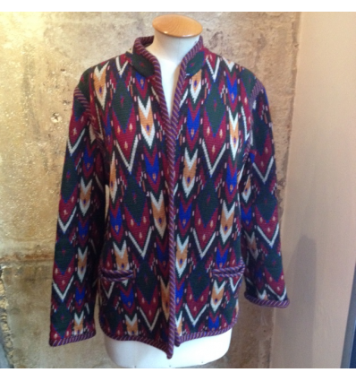Veste Gilet maille Saint-Laurent vintage