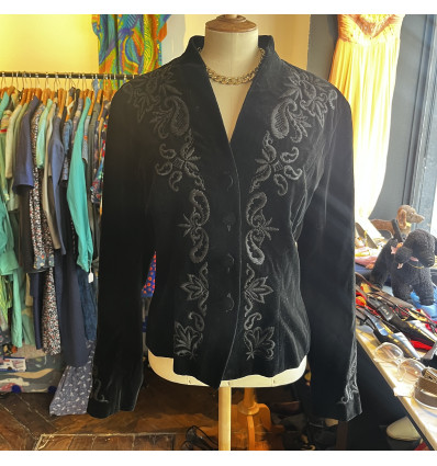Veste Kenzo vintage velours noir T40