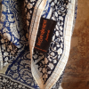 Carré vintage en coton Yves Saint-Laurent lurex