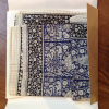 Carré vintage en coton Yves Saint-Laurent lurex