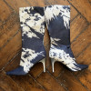 Paire de bottes Céline Denim acid wash T37
