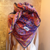 Foulard Saint-Laurent vintage lurex