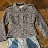 Veste Chanel vintage tweed lurex chinée