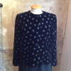 Veste Yves Saint-Laurent vintage velours coeur