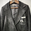 Veste Lanvin vintage daim grise