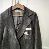 Veste Lanvin vintage daim grise
