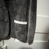 Veste Lanvin vintage daim grise