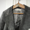 Veste Lanvin vintage daim grise