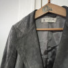 Veste Lanvin vintage daim grise