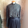 Blouse Hermès vintage imprimée soie