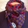 Foulard vintage Yves Saint-Laurent dés
