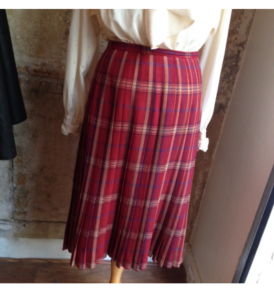 Jupe Guy Laroche écossaise taille 40