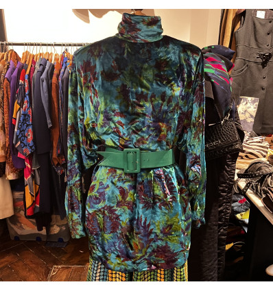 Top Ungaro vintage TL/XL panne de velours
