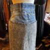 Jupe Martin Margiela vintage bi-matère