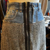 Jupe Martin Margiela vintage bi-matère