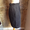 Jupe Yves Saint-Laurent vintage denim noir 38