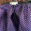 Jupe Lanvin soie rayée annees 80 T38