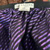 Jupe Lanvin soie rayée annees 80 T38