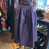 Jupe Lanvin soie rayée annees 80 T38