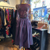 Jupe Lanvin soie rayée annees 80 T38
