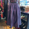 Jupe Lanvin soie rayée annees 80 T38