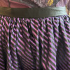 Jupe Lanvin soie rayée annees 80 T38