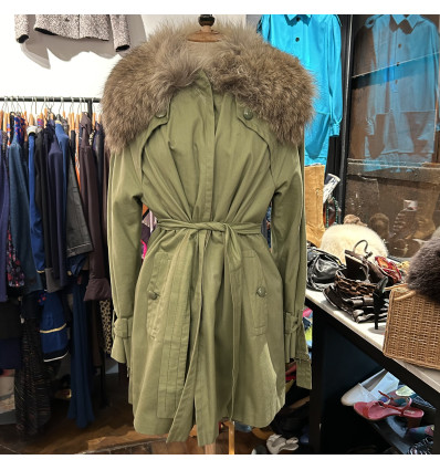 Parka attribuée a Lapidus renard militaire TS