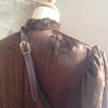 Robe Guy Laroche panne de velours bronze