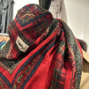 Carre Yves Saint-Laurent vintage imprimé cachemire