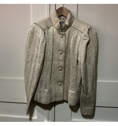 Veste lamée or Ted Lapidus vintage TS/M