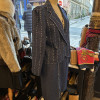 Tailleur denim clouté Ted Lapidus vintage