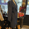 Tailleur denim clouté Ted Lapidus vintage