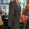 Tailleur denim clouté Ted Lapidus vintage