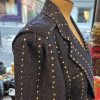 Tailleur denim clouté Ted Lapidus vintage