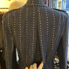 Tailleur denim clouté Ted Lapidus vintage