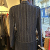 Tailleur denim clouté Ted Lapidus vintage