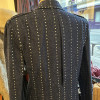 Tailleur denim clouté Ted Lapidus vintage