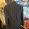 Tailleur denim clouté Ted Lapidus vintage