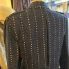 Tailleur denim clouté Ted Lapidus vintage