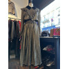 Robe Valentino lamée or et velours T38/M