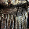 Robe Valentino lamée or et velours T38/M