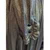 Robe Valentino lamée or et velours T38/M
