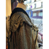 Robe Valentino lamée or et velours T38/M