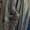 Robe Valentino lamée or et velours T38/M