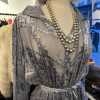 Robe velours devoré Ted lapidus Boutique Haute Couture T38