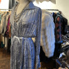 Robe velours devoré Ted lapidus Boutique Haute Couture T38