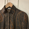Blouse Guy Laroche vintage imprimé cachemire T40