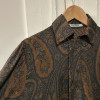 Blouse Guy Laroche vintage imprimé cachemire T40